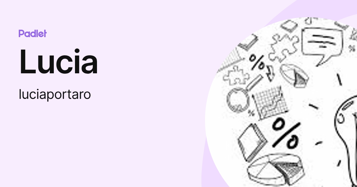 Lucia (luciaportaro) profile | Padlet