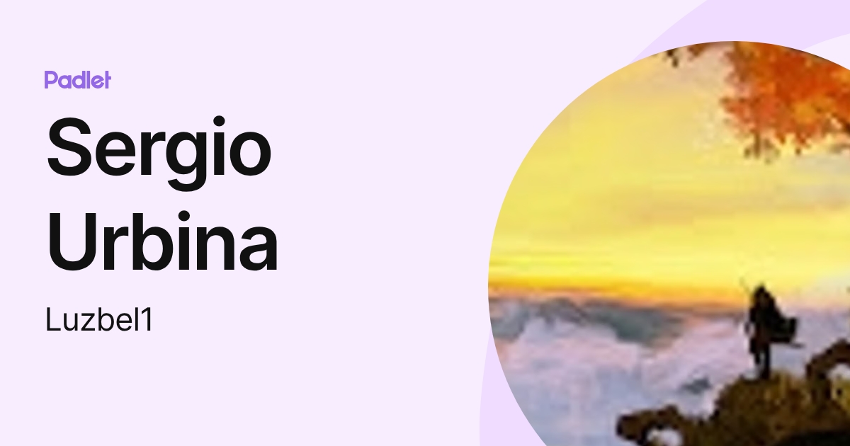 Sergio Urbina (Luzbel1) profile | Padlet