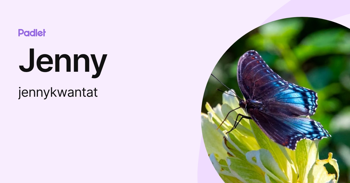 Jenny Kwan Tat (jennykwantat) profile | Padlet