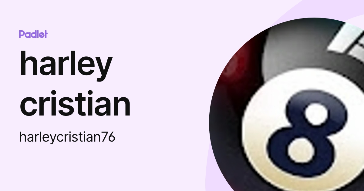 harley cristian (harleycristian76) profile | Padlet