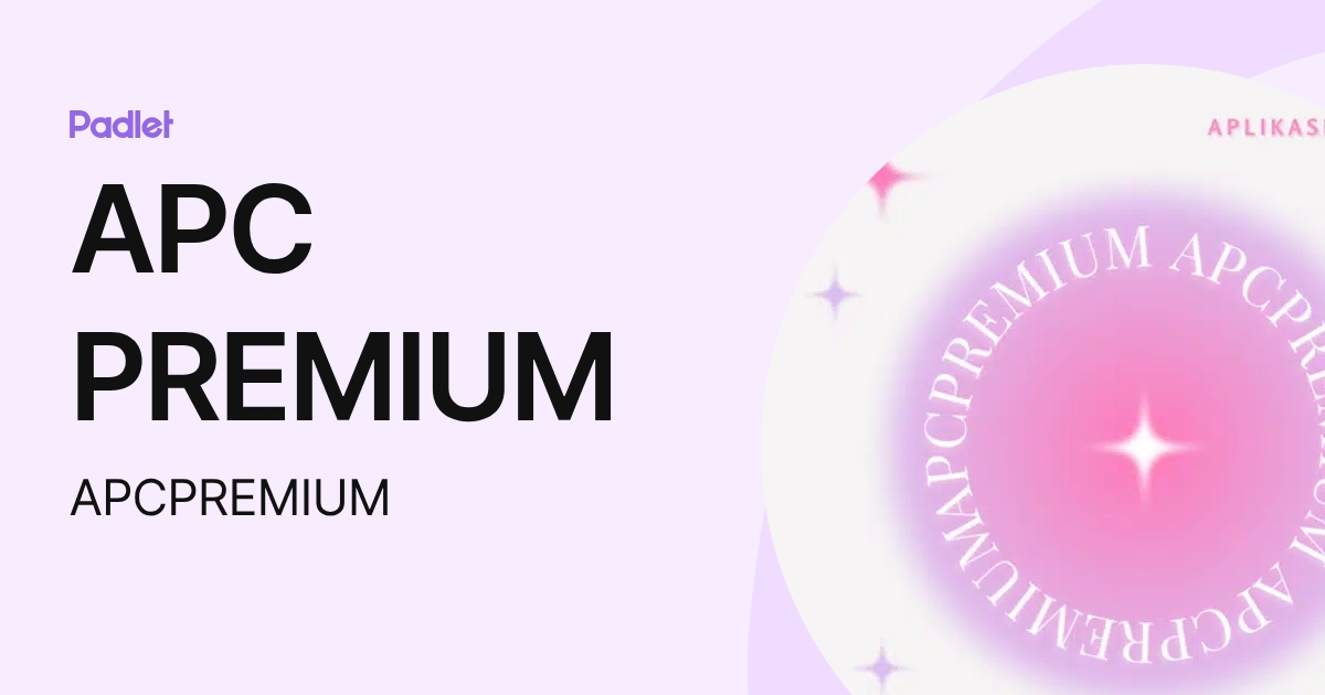 APC PREMIUM (APCPREMIUM) profile | Padlet