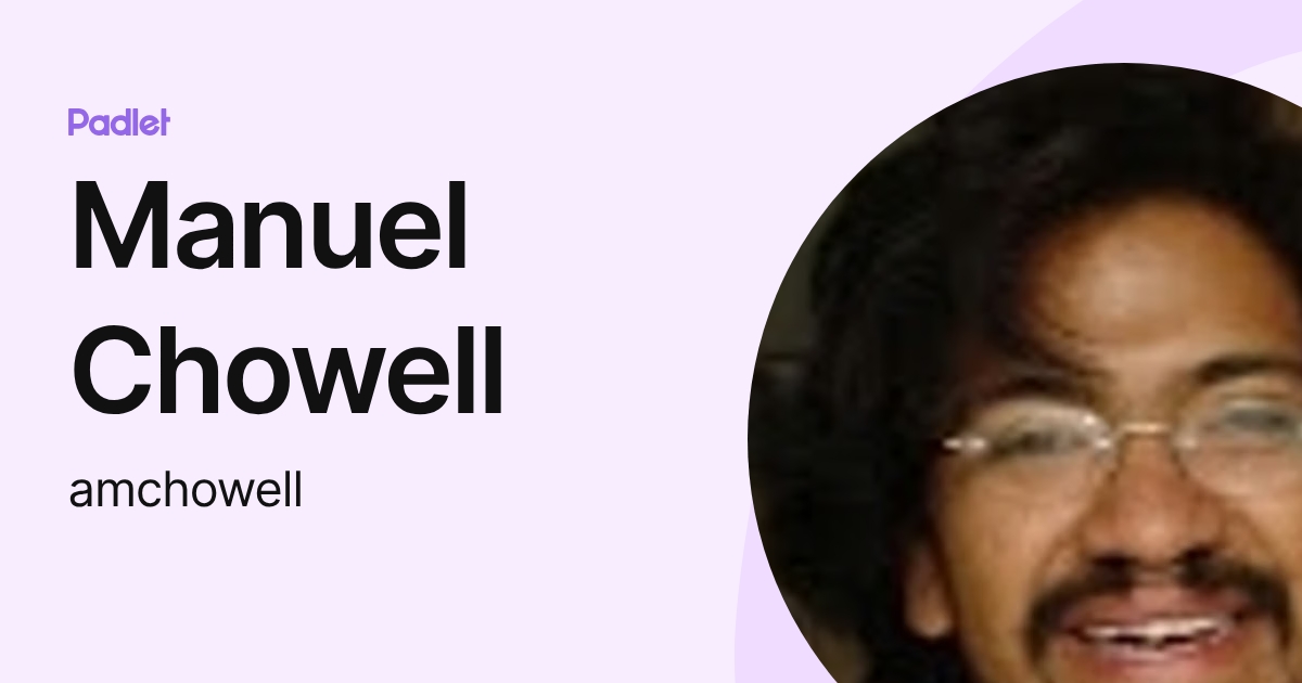 Manuel Chowell (amchowell) profile | Padlet