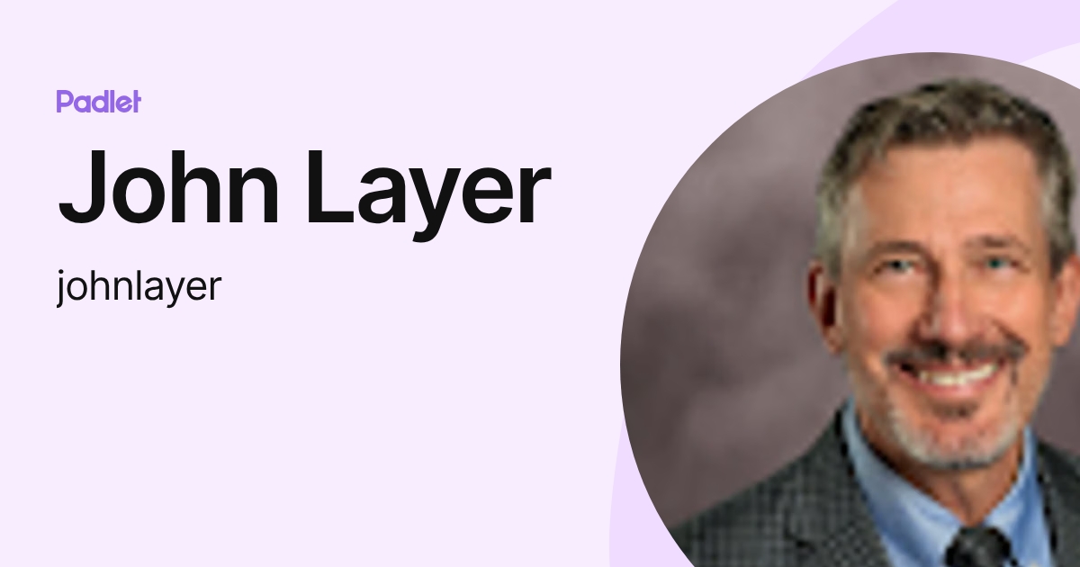 John Layer (johnlayer) profile | Padlet