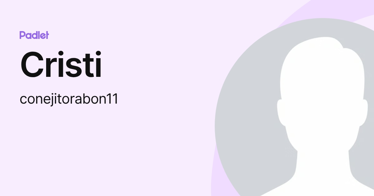 Cristi (conejitorabon11) profile | Padlet