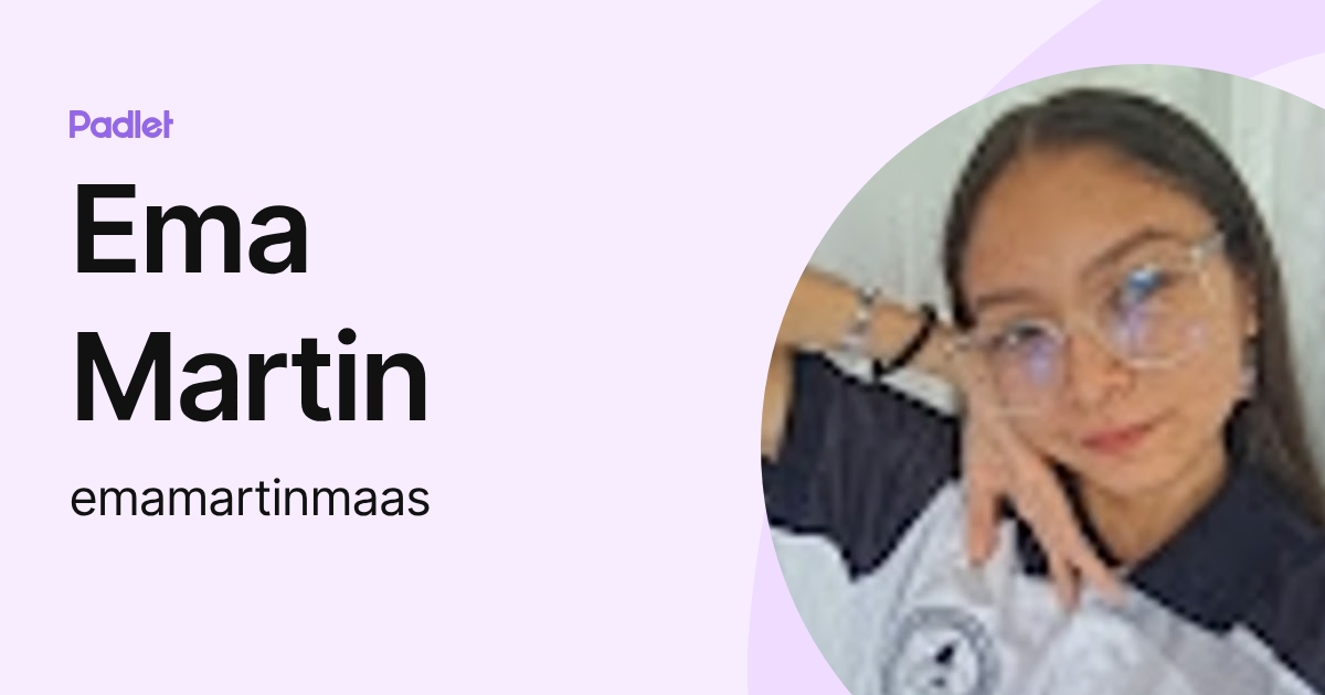 Ema Martin (emamartinmaas) profile | Padlet