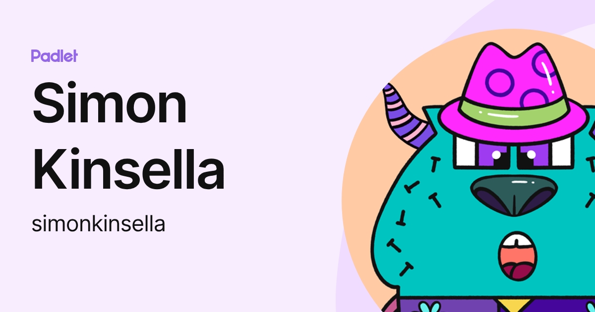 Simon Kinsella (simonkinsella) profile | Padlet