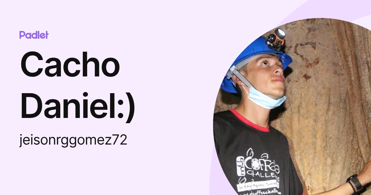 Daniel Cacho Rapper Cacho Daniel:) (jeisonrggomez72) profile | Padlet