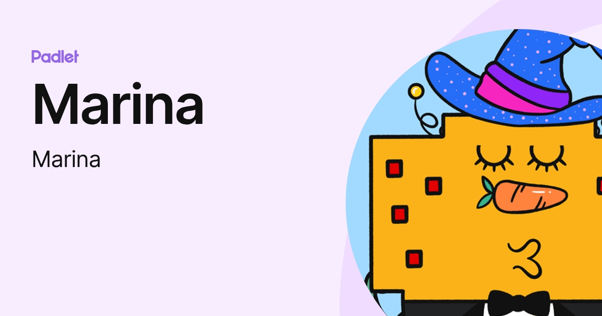 Marina (Marina) profile | Padlet
