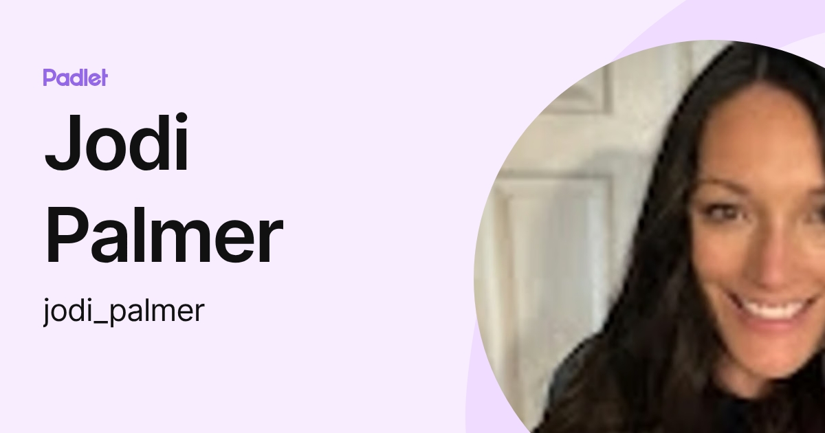 Jodi Palmer (jodi_palmer) profile | Padlet