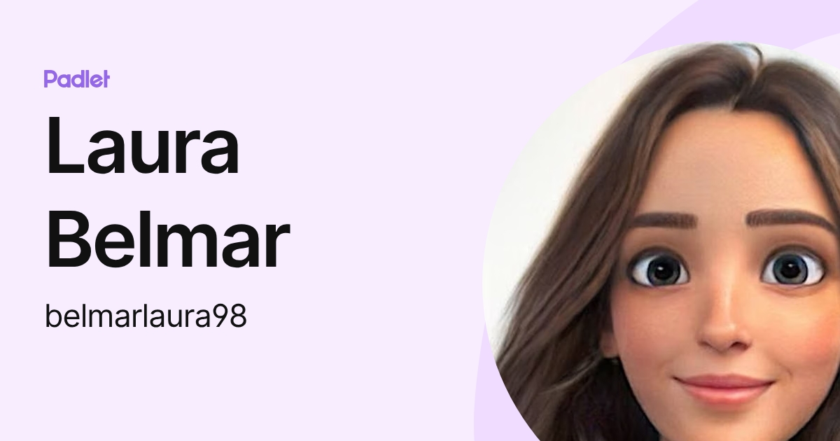 Laura Belmar (belmarlaura98) profile | Padlet