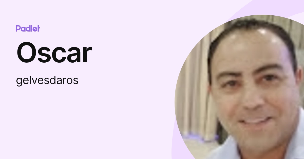 Oscar (gelvesdaros) profile | Padlet