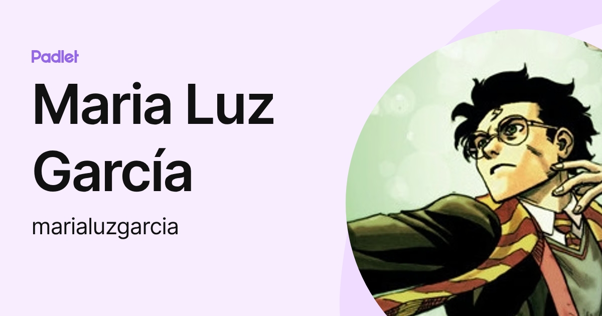 Maria Luz García (marialuzgarcia) profile | Padlet