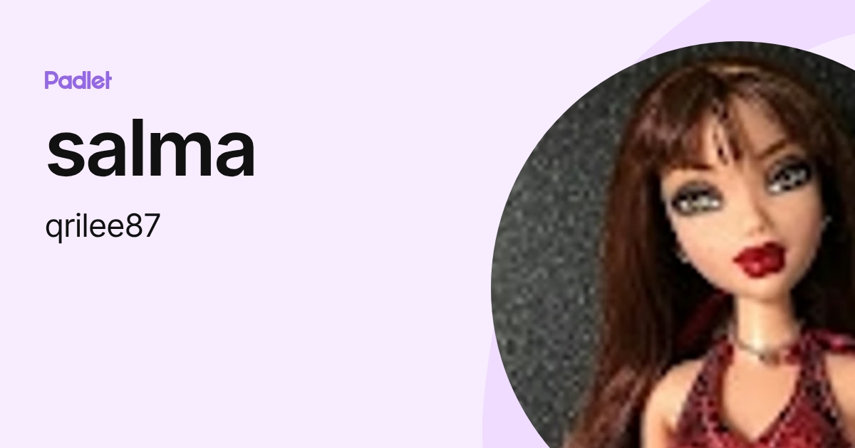 salma (qrilee87) profile | Padlet