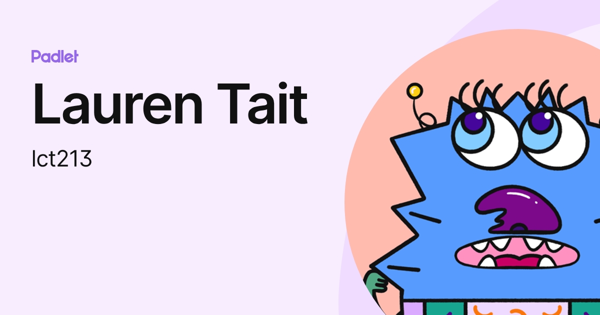 Lauren Tait (lct213) profile | Padlet