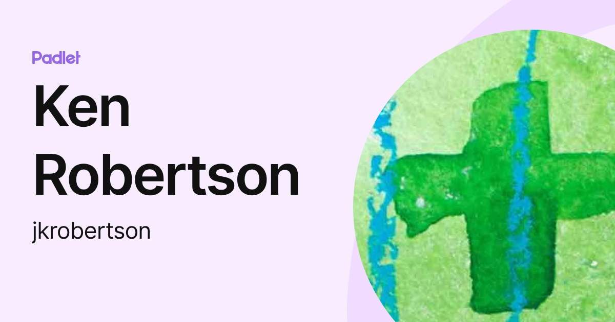 Ken Robertson (jkrobertson) profile | Padlet