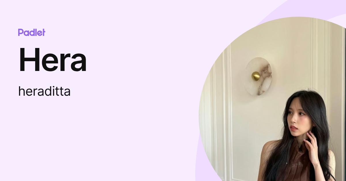 Hera (heraditta) profile | Padlet