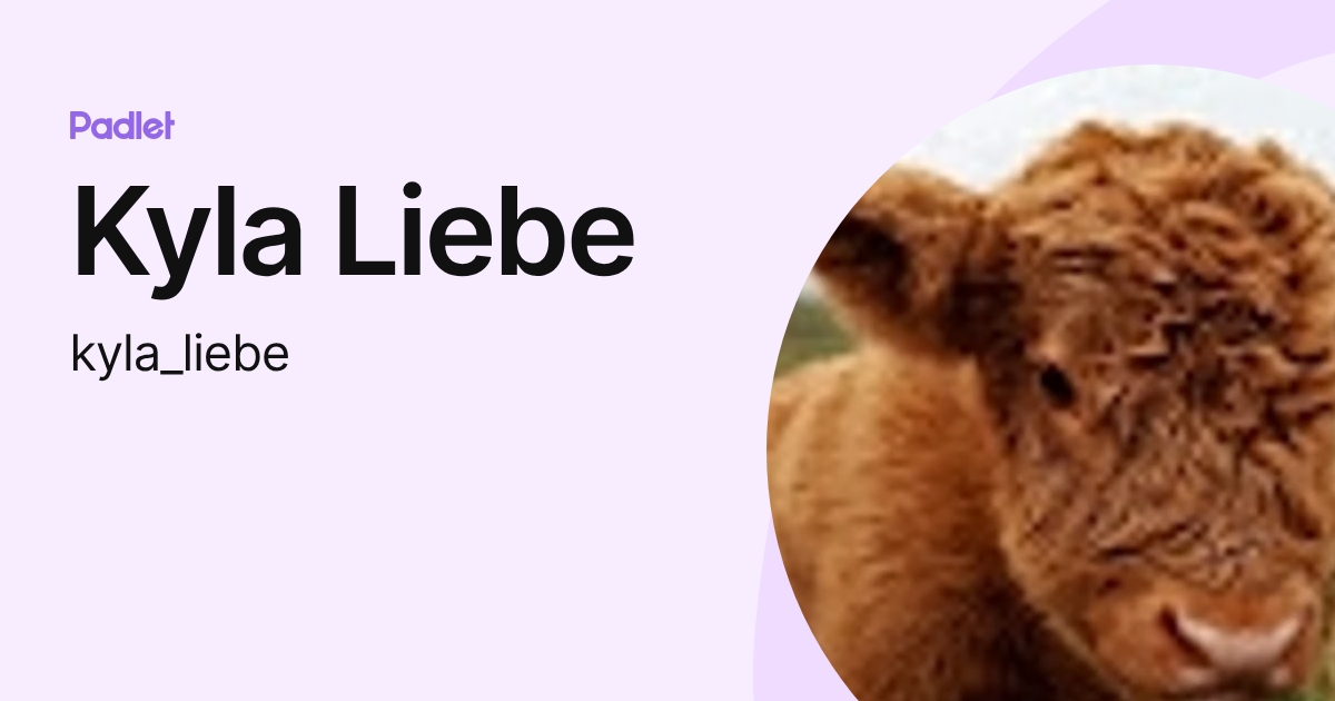 Kyla Liebe (kyla_liebe) profile | Padlet