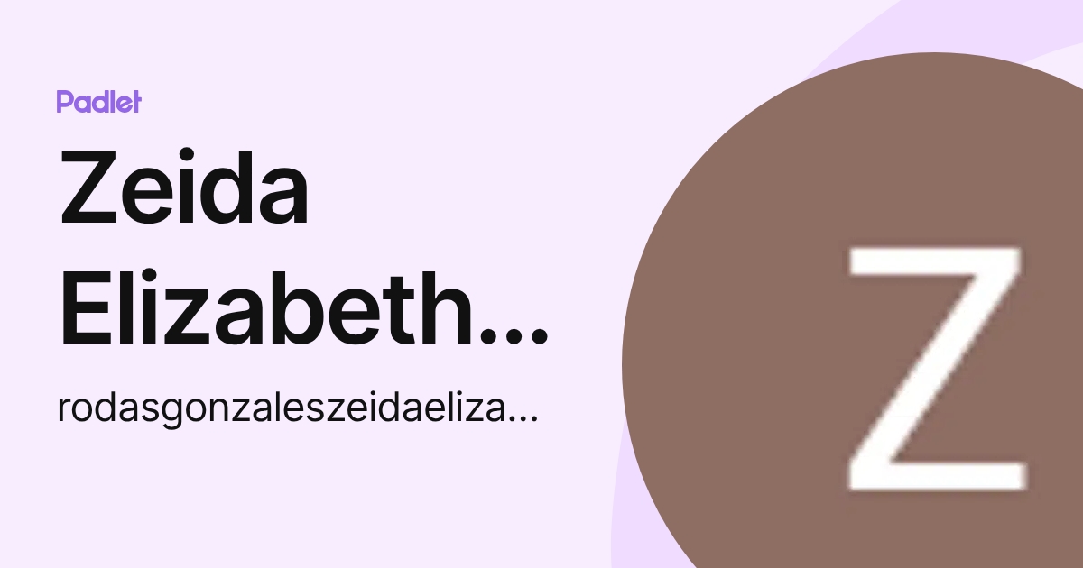 Elizabeth Rodas Zeida Elizabeth Rodas Gonzales (rodasgonzaleszeidaelizabeth) profile ...