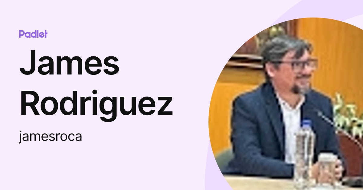 James Rodriguez (jamesroca) profile | Padlet