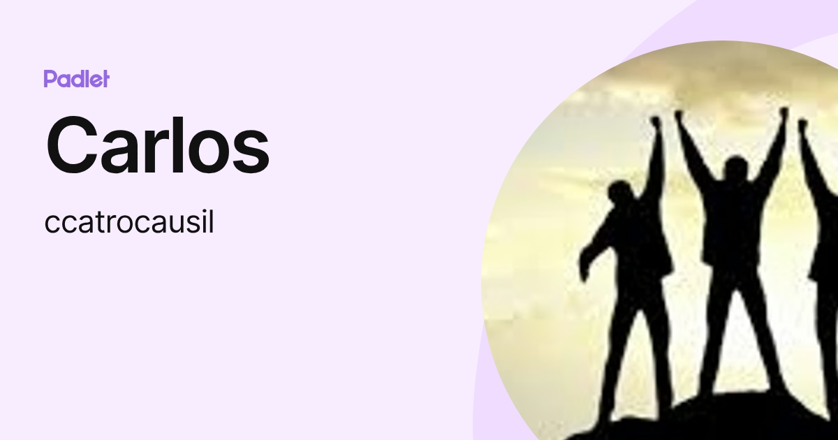 Carlos (ccatrocausil) profile | Padlet
