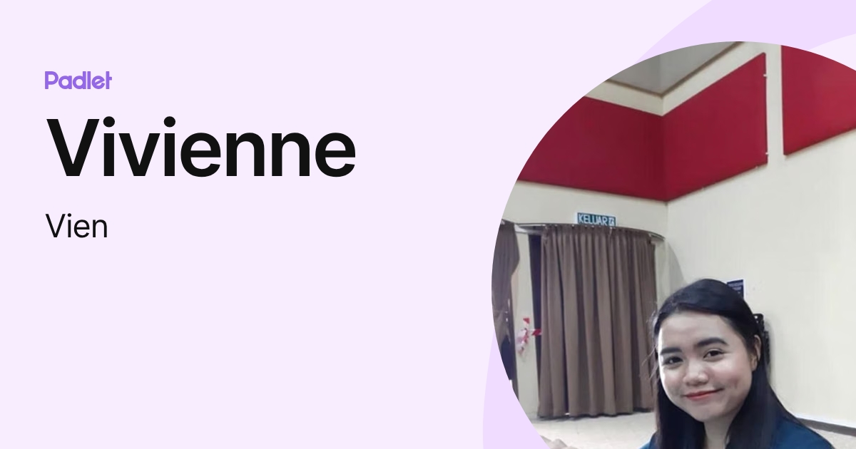 Vivienne (Vien) profile | Padlet