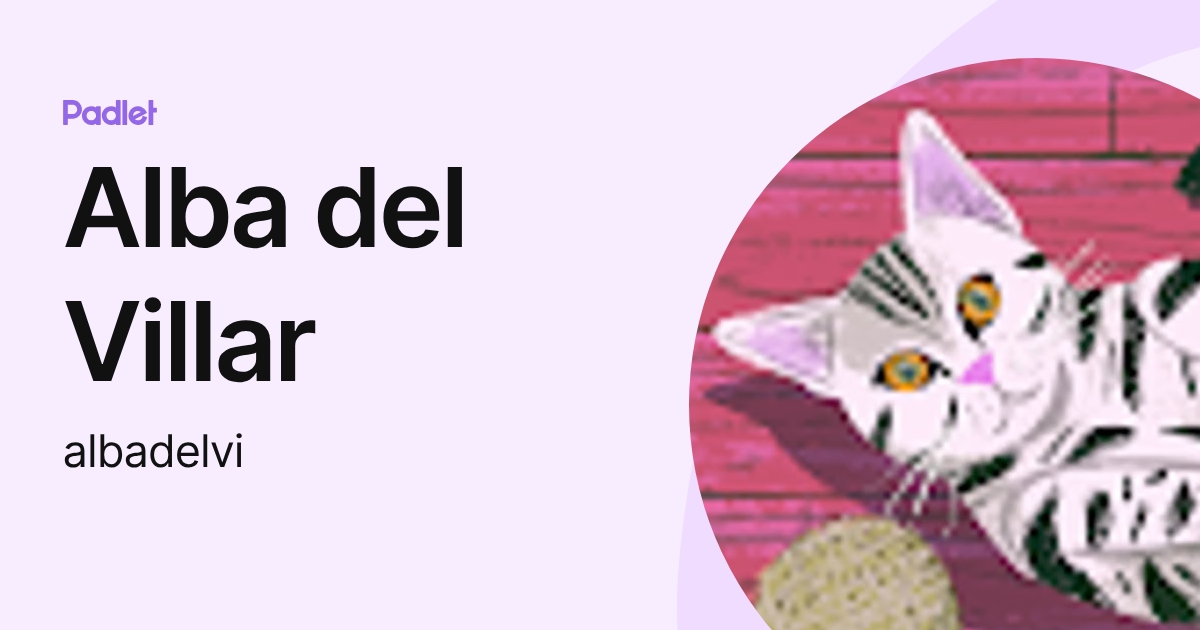 Alba del Villar (albadelvi) profile | Padlet