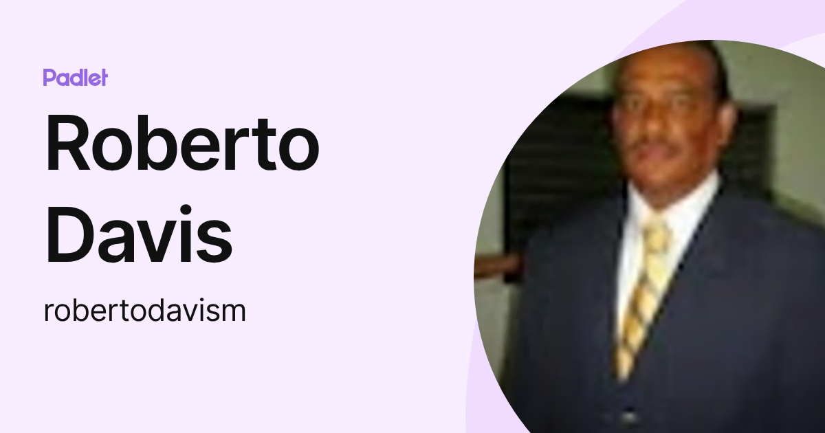 Roberto Davis (robertodavism) profile | Padlet