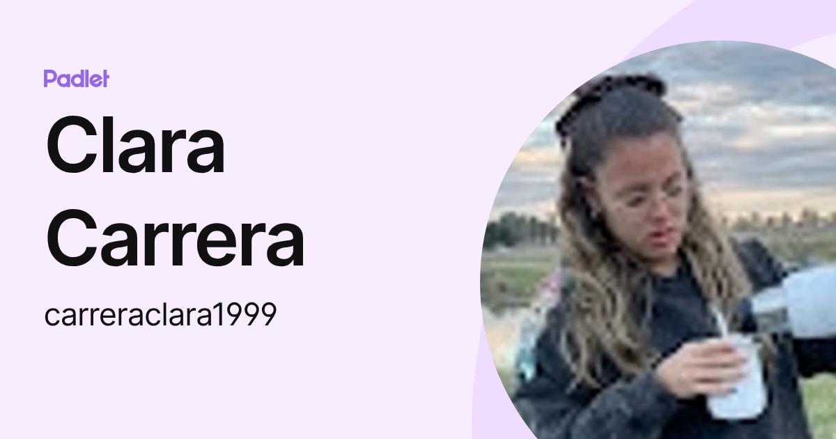 Clara Carrera (carreraclara1999) profile | Padlet