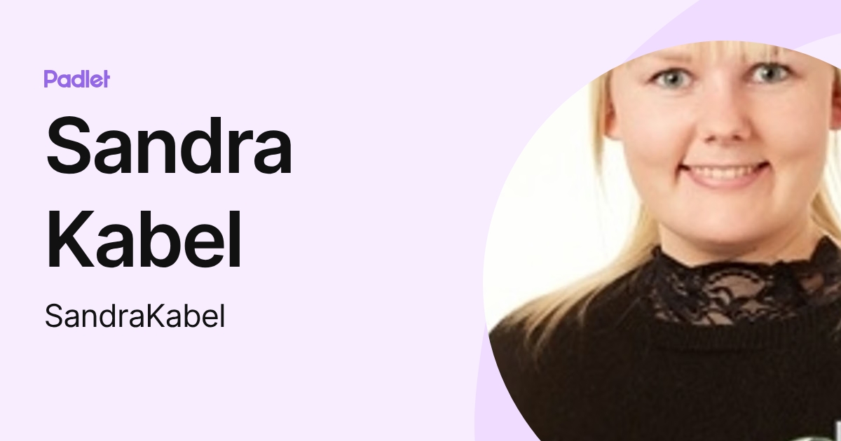 Sandra Kabel (SandraKabel) profile | Padlet