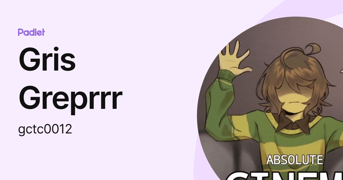 Gabriel Ctchoupet Tatdja (gctc0012) profile | Padlet