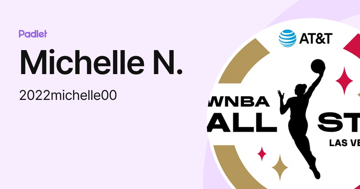 Michelle N. (2022michelle00) profile | Padlet