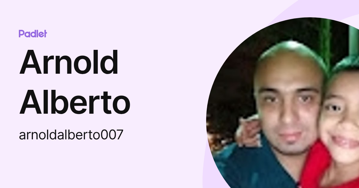 Arnold Alberto (arnoldalberto007) profile | Padlet