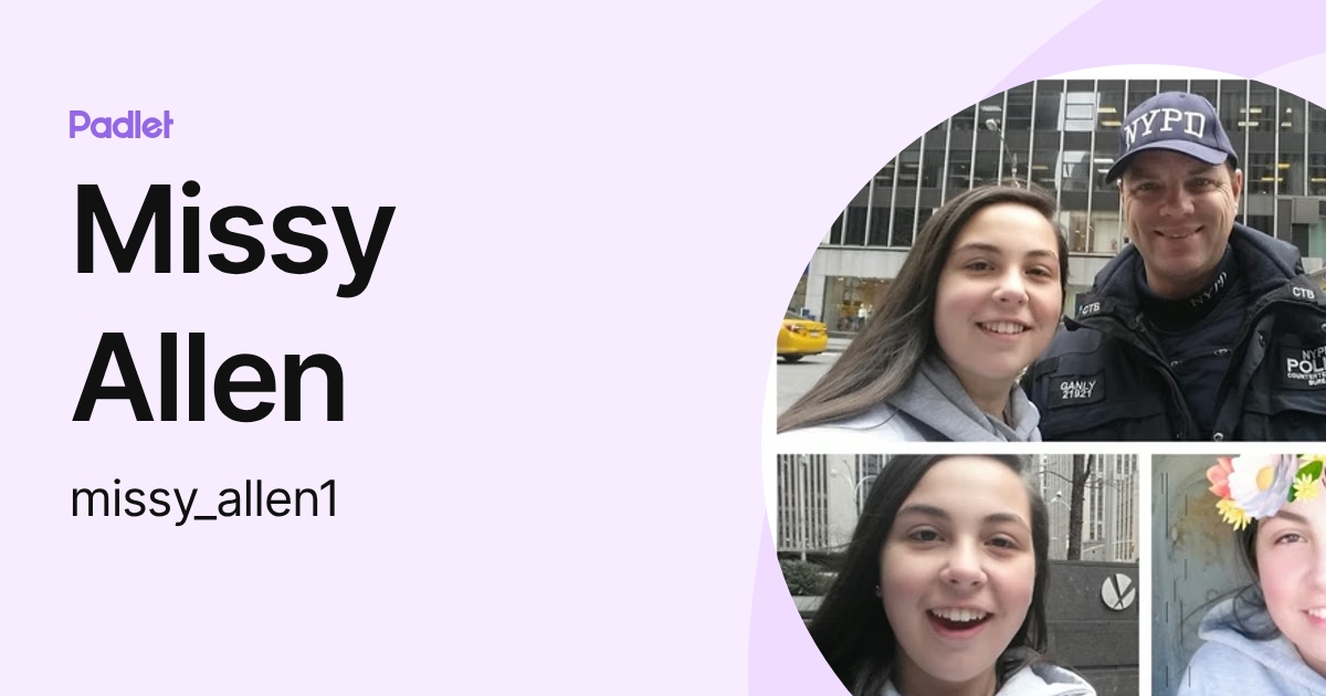 Missy Allen (missy_allen1) profile | Padlet