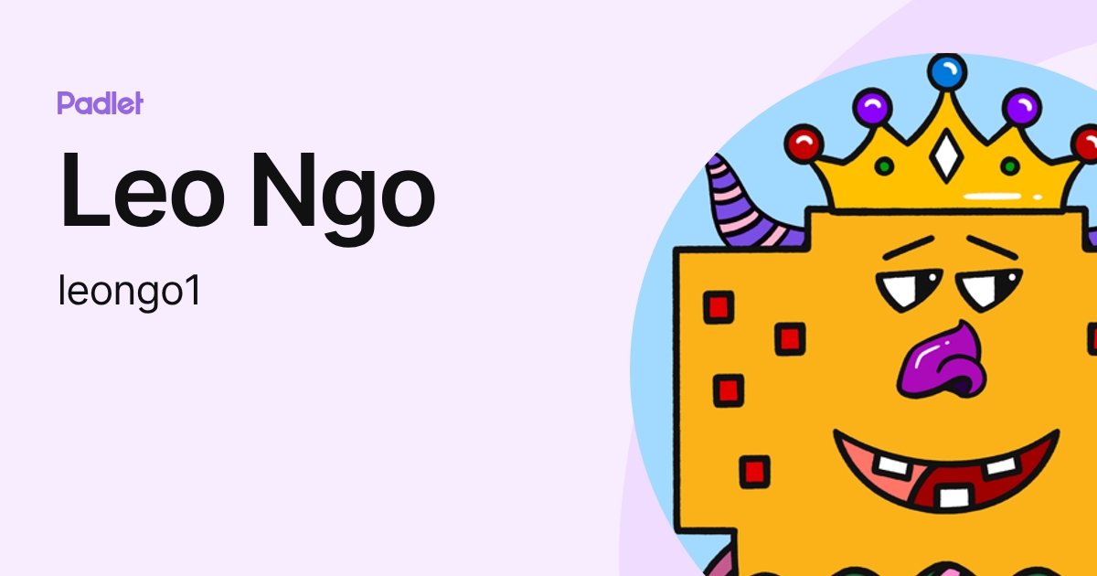 Leo Ngo (leongo1) profile | Padlet