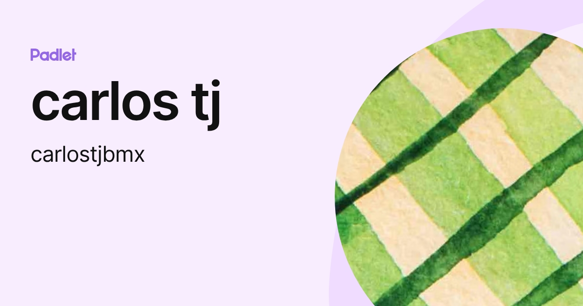 carlos tj (carlostjbmx) profile | Padlet