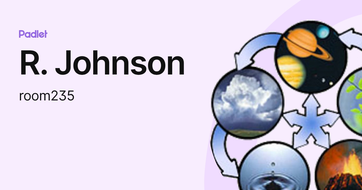 R. Johnson (room235) profile | Padlet