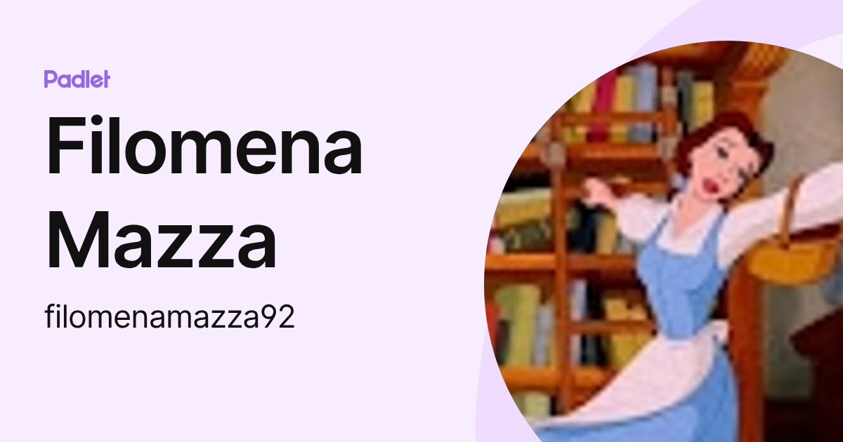 Filomena Mazza (filomenamazza92) profile | Padlet