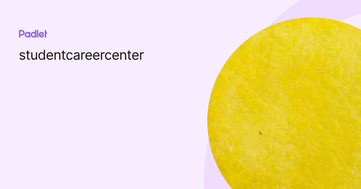 com5 computer5 (com5 2) profile | padlet Images High... studentcareercenter profile | Padlet