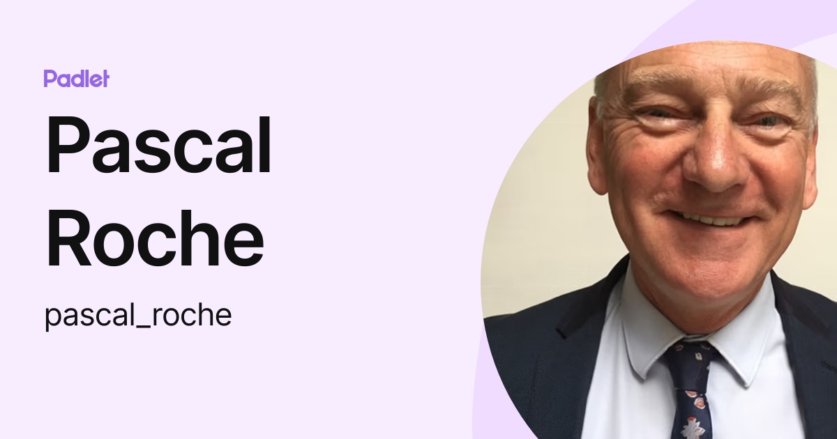 Profil de Pascal Roche (pascal_roche) | Padlet