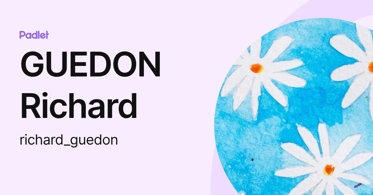 richard_guedon profile | Padlet