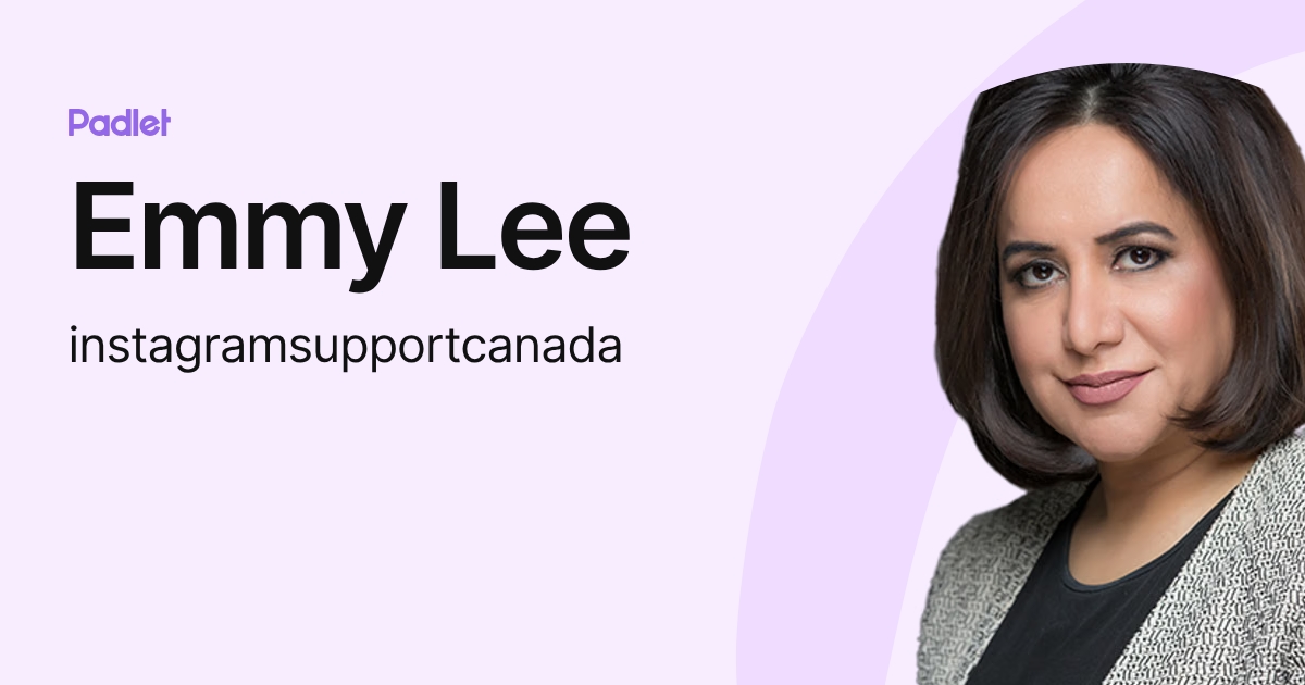 Emmy Lee (instagramsupportcanada) profile | Padlet