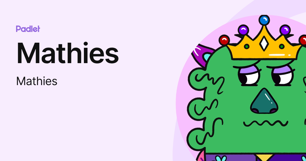 Mathies Patch Mathies (Mathies) profile | Padlet