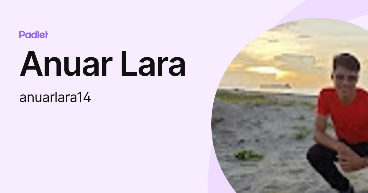 Anuar Lara (anuarlara14) profile | Padlet