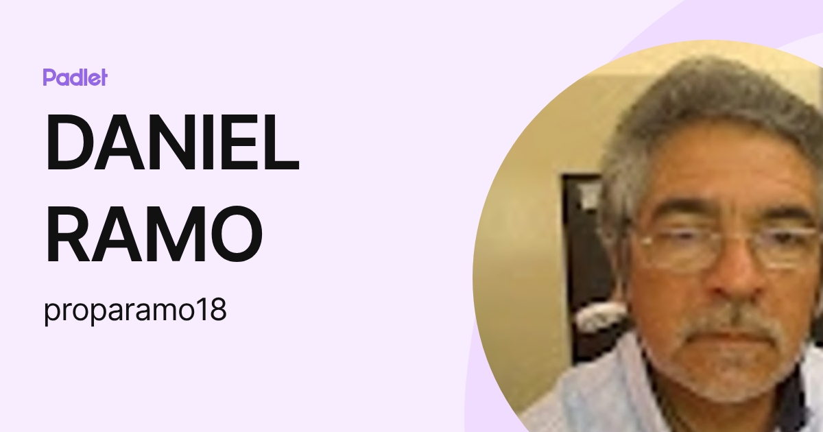 DANIEL RAMO (proparamo18) profile | Padlet