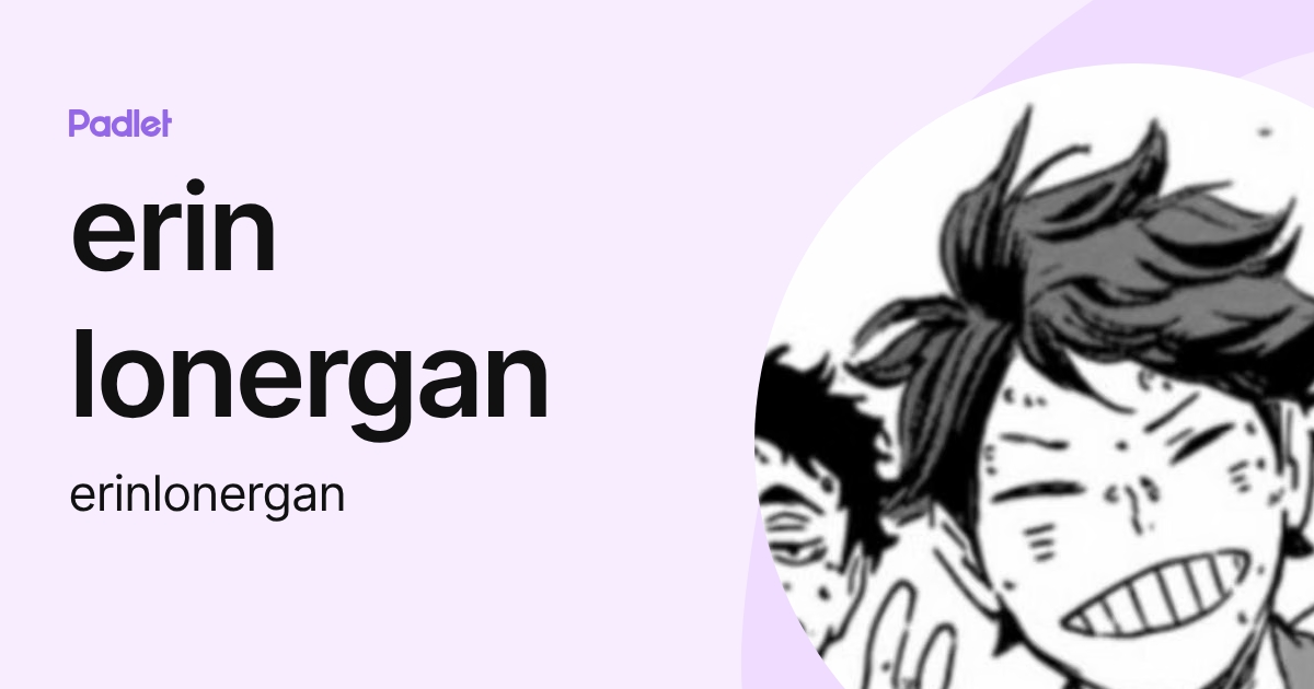 erin lonergan (erinlonergan) profile | Padlet