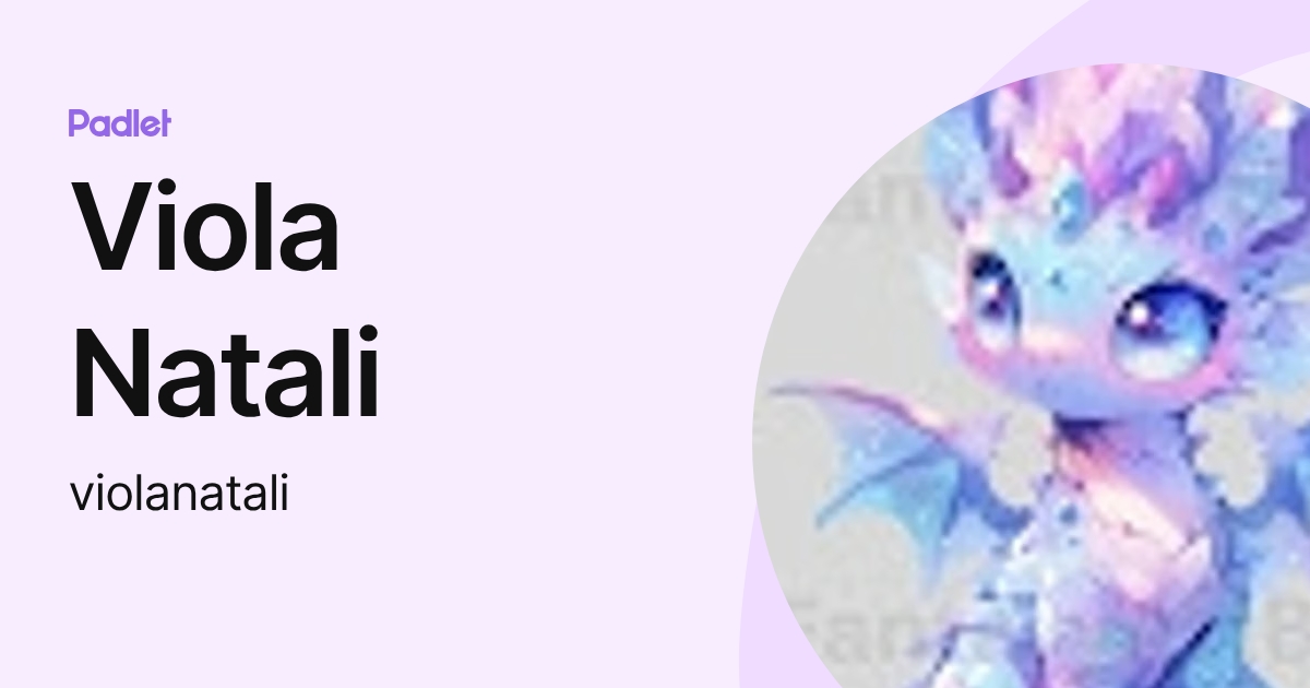 Viola Natali (violanatali) profile | Padlet