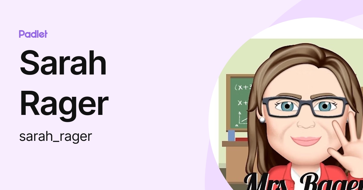 Sarah Rager (sarah_rager) profile | Padlet