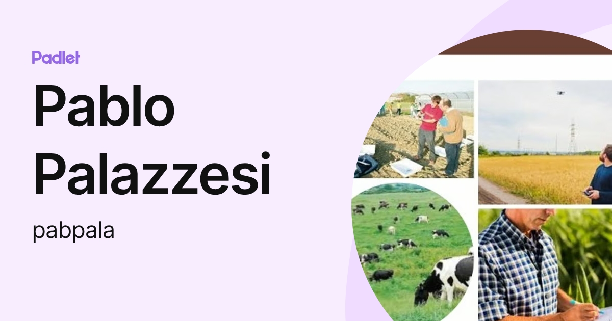 Pablo Palazzesi (pabpala) profile | Padlet