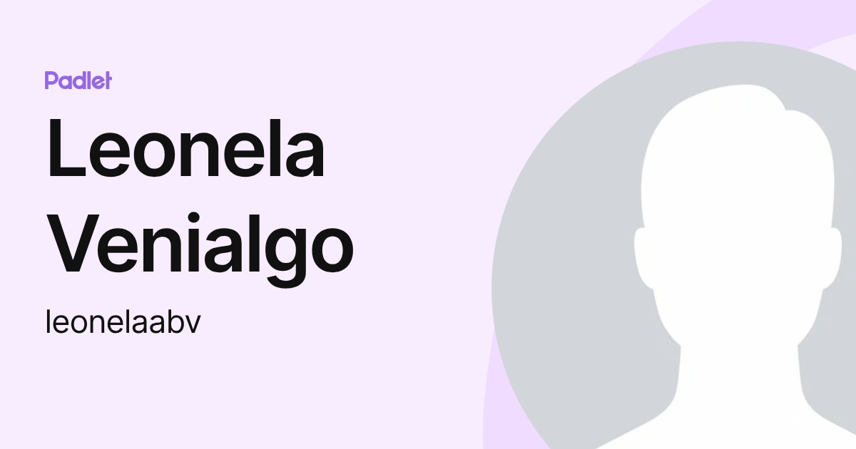 Leonela Venialgo (leonelaabv) profile | Padlet