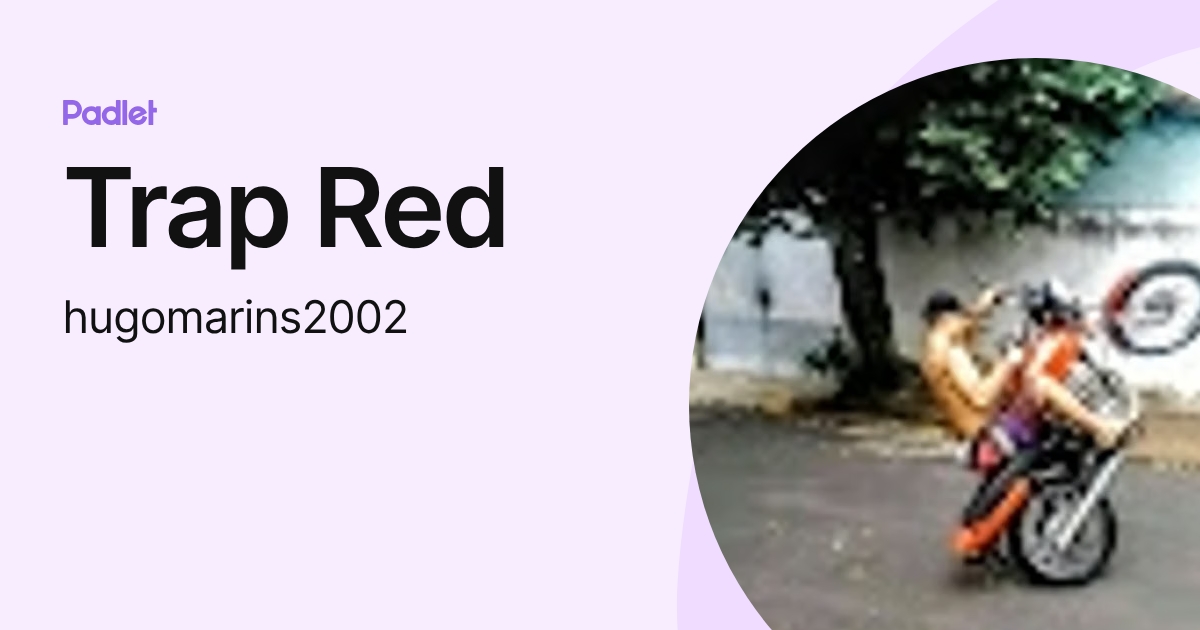 Trap Red (hugomarins2002) profile | Padlet